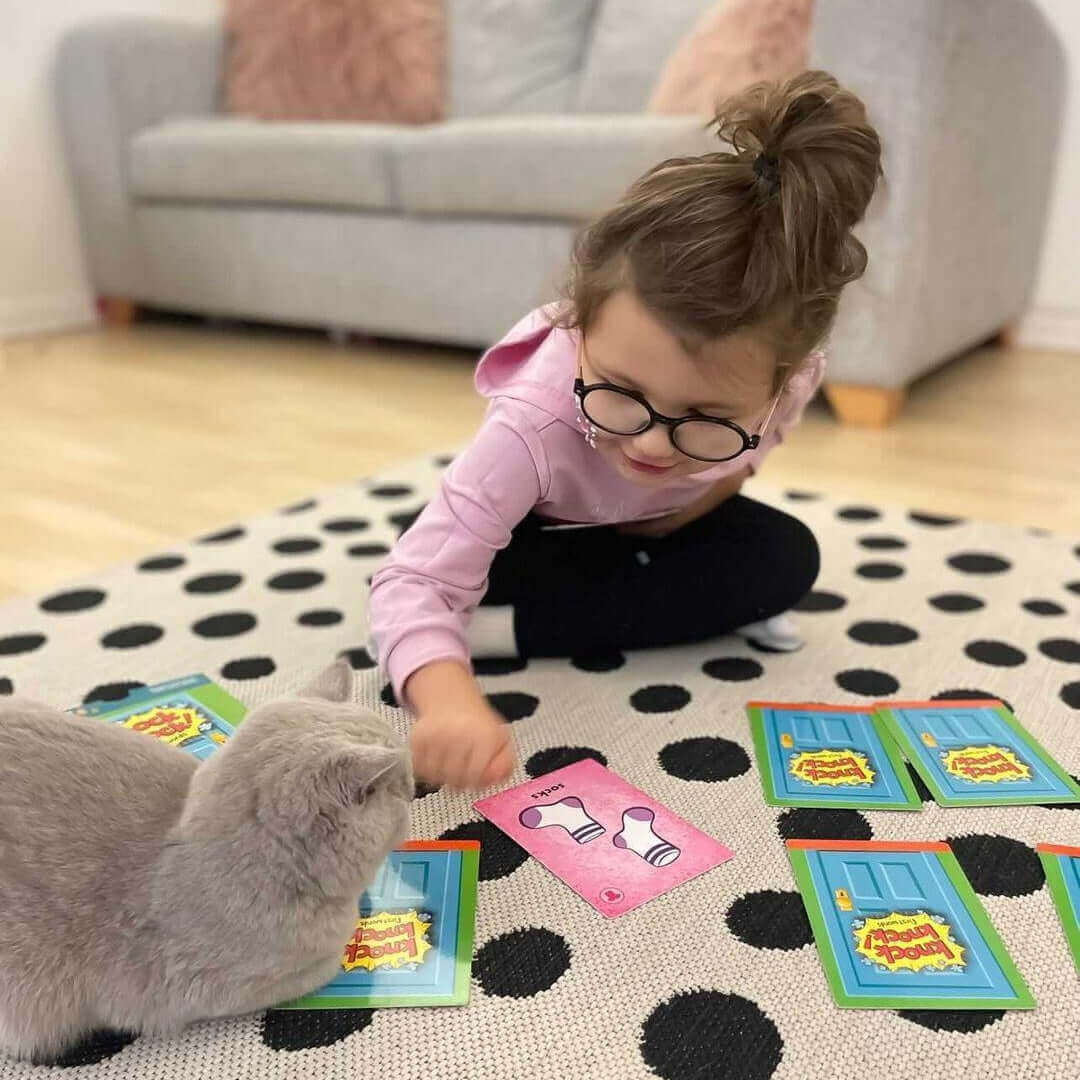 Knock Knock! First Words Game, Small Fry, eco-friendly Toys, Mountain Kids Toys