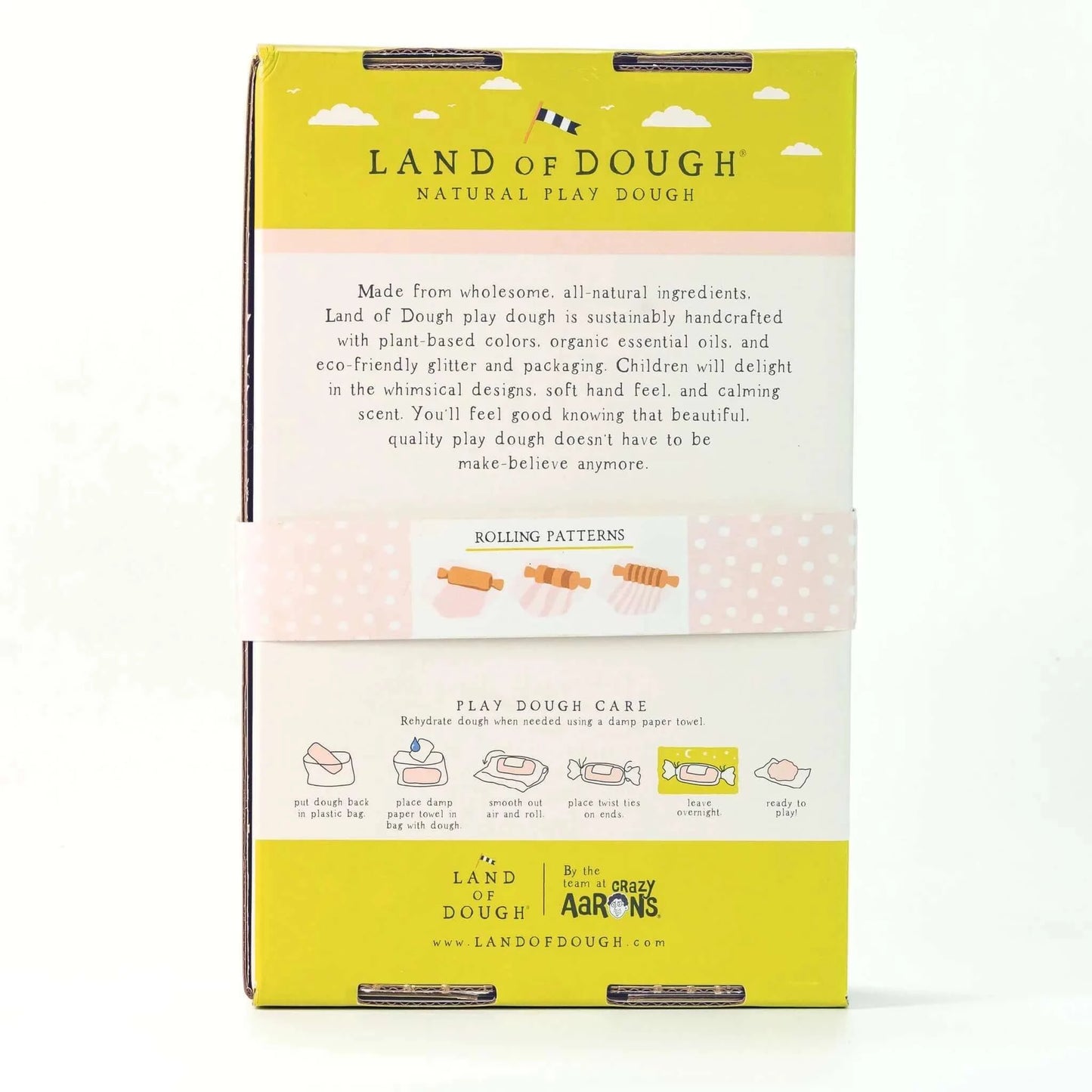 Land of Dough Rolling Patterns Kit, Crazy Aarons Thinking Putty, eco-friendly Toys, Mountain Kids Toys