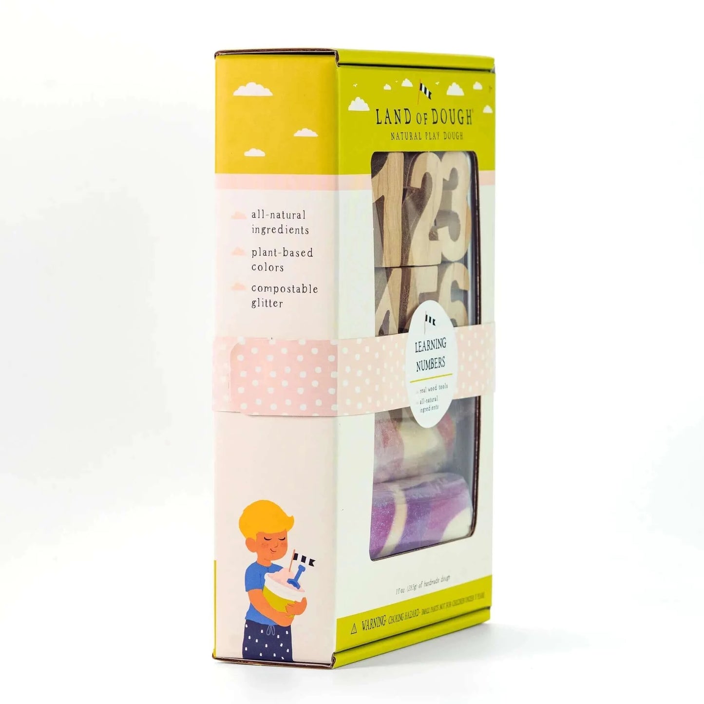 Land of Dough Learning Numbers Kit, Crazy Aarons Thinking Putty, eco-friendly Toys, Mountain Kids Toys