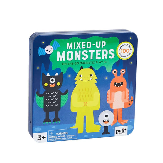 Mix + Match Monsters Magnetic Play Set, Petit Collage, eco-friendly Toys, Mountain Kids Toys