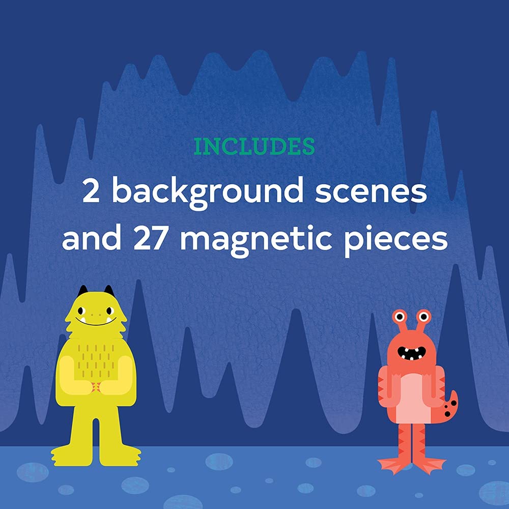 Mix + Match Monsters Magnetic Play Set, Petit Collage, eco-friendly Toys, Mountain Kids Toys