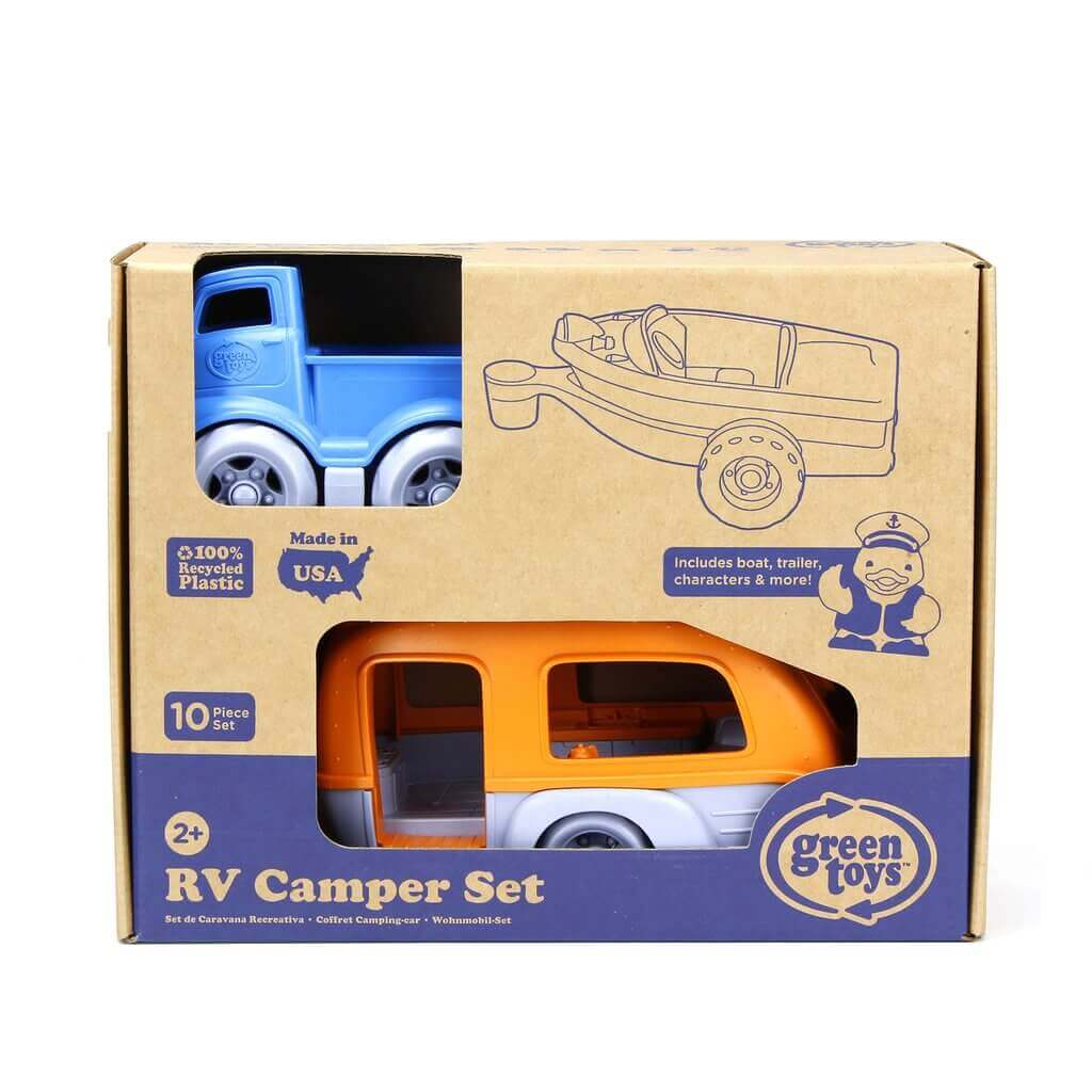 RV Camper Playset, Green Toys, eco-friendly Toys, Mountain Kids Toys