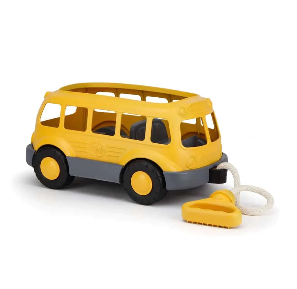 plastic school bus toy