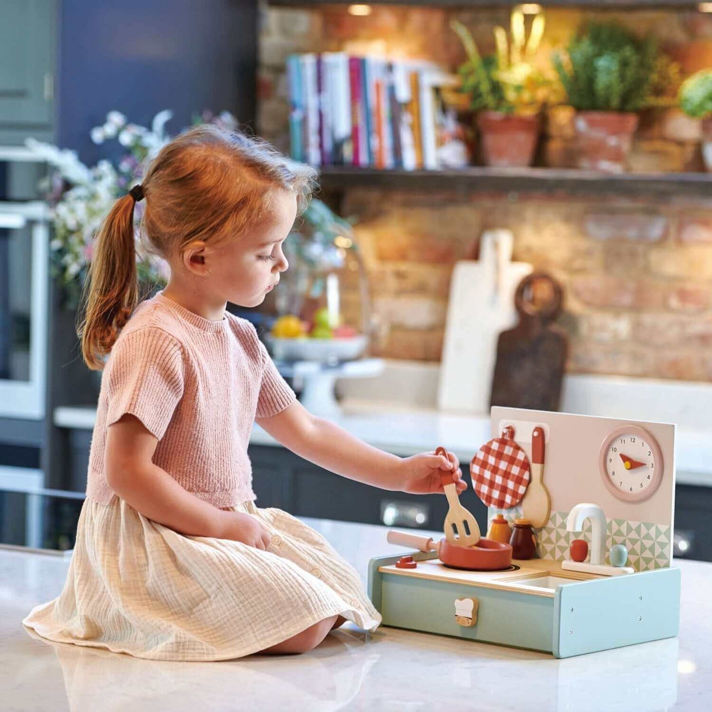 Kitchenette Set, Tender Leaf Toys, eco-friendly Toys, Mountain Kids Toys