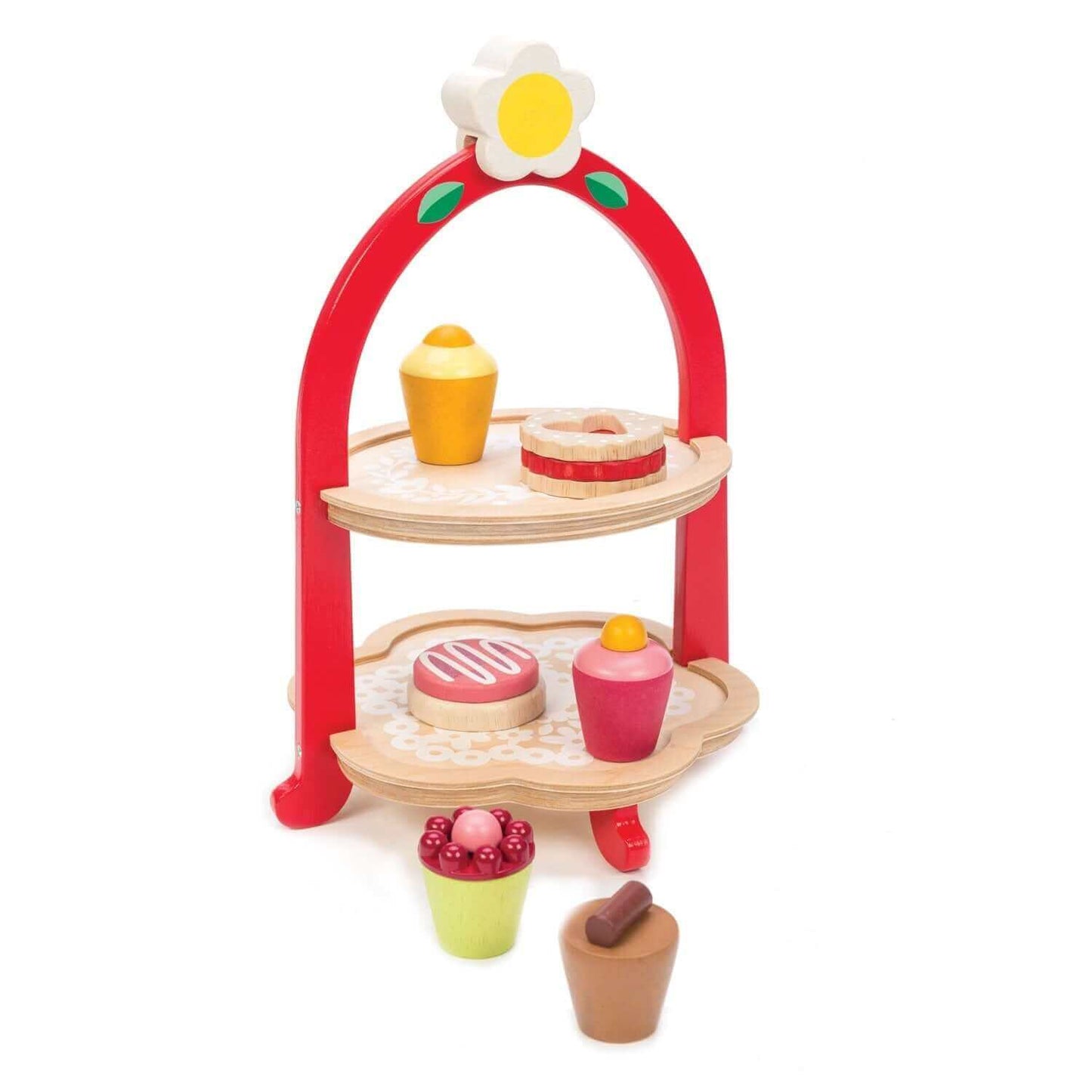 Afternoon Tea Stand and Cookies, Tender Leaf Toys, eco-friendly Toys, Mountain Kids Toys