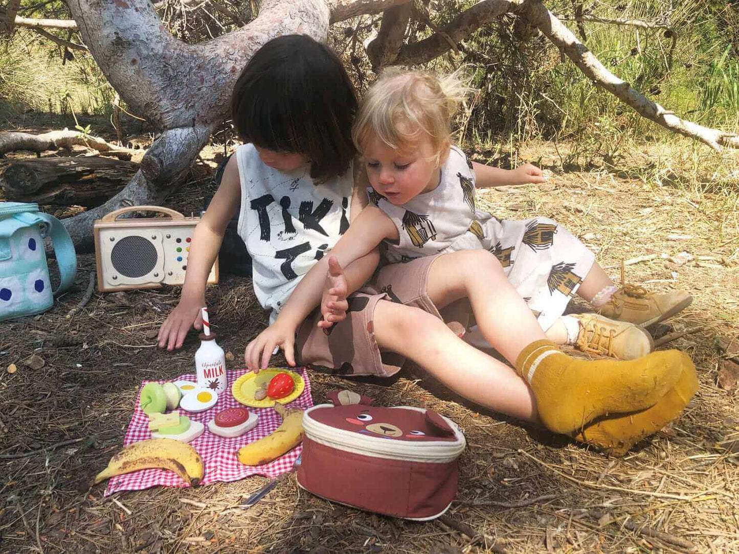 Little Bear Picnic, Tender Leaf Toys, eco-friendly Toys, Mountain Kids Toys