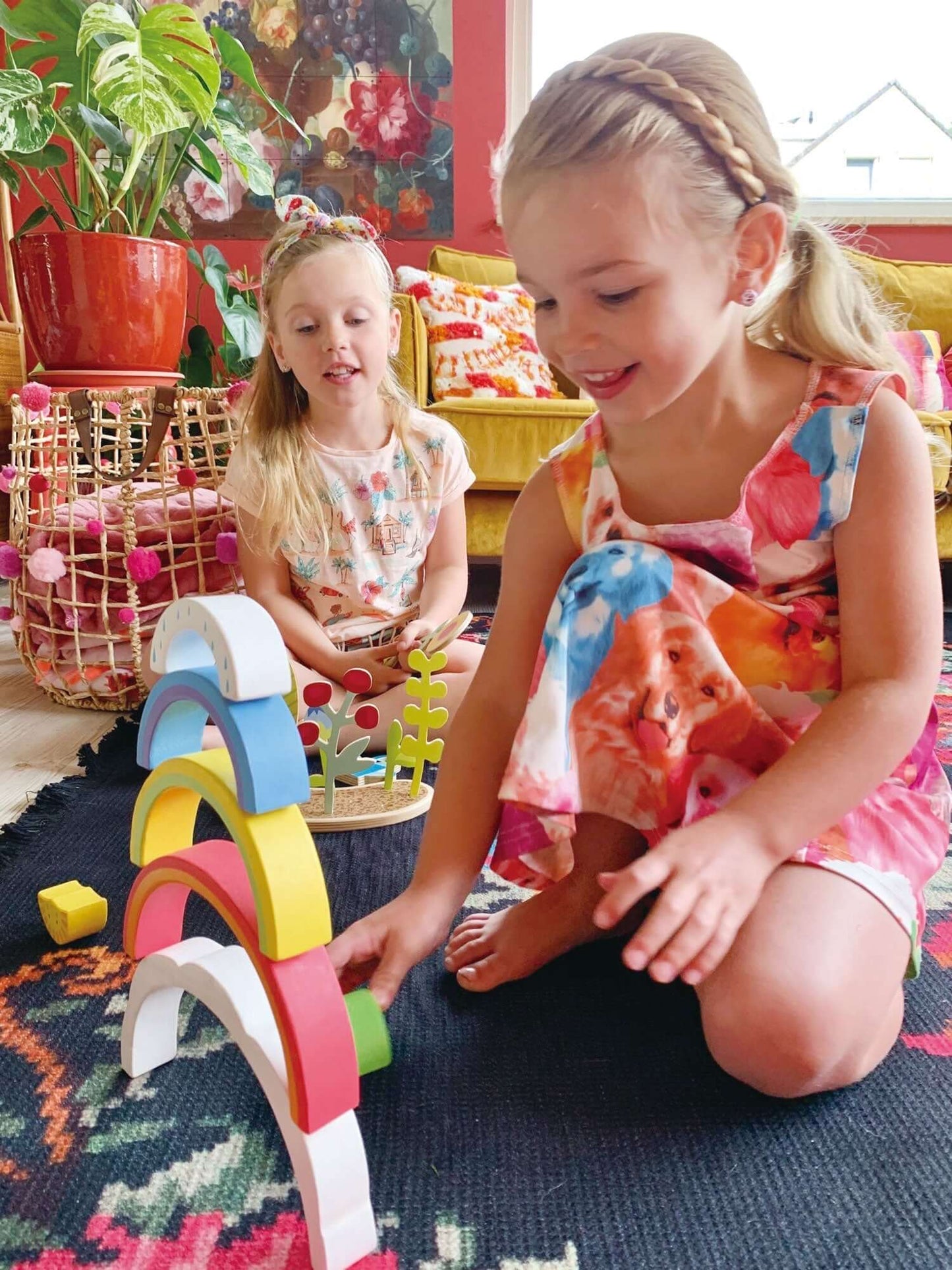 Rainbow Tunnel, Tender Leaf Toys, eco-friendly Toys, Mountain Kids Toys