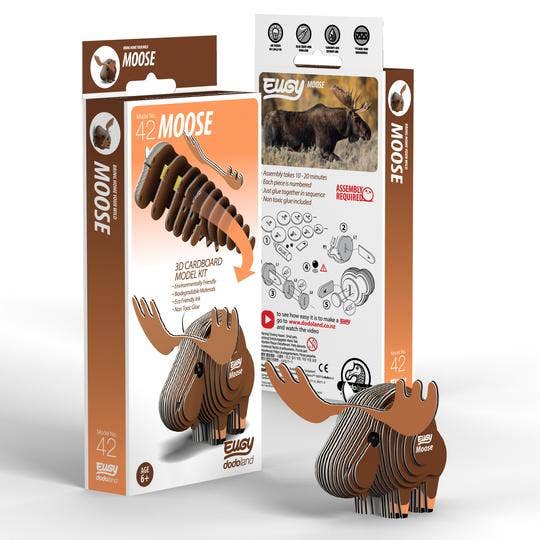Moose Eugy, Geotoys, eco-friendly Toys, Mountain Kids Toys