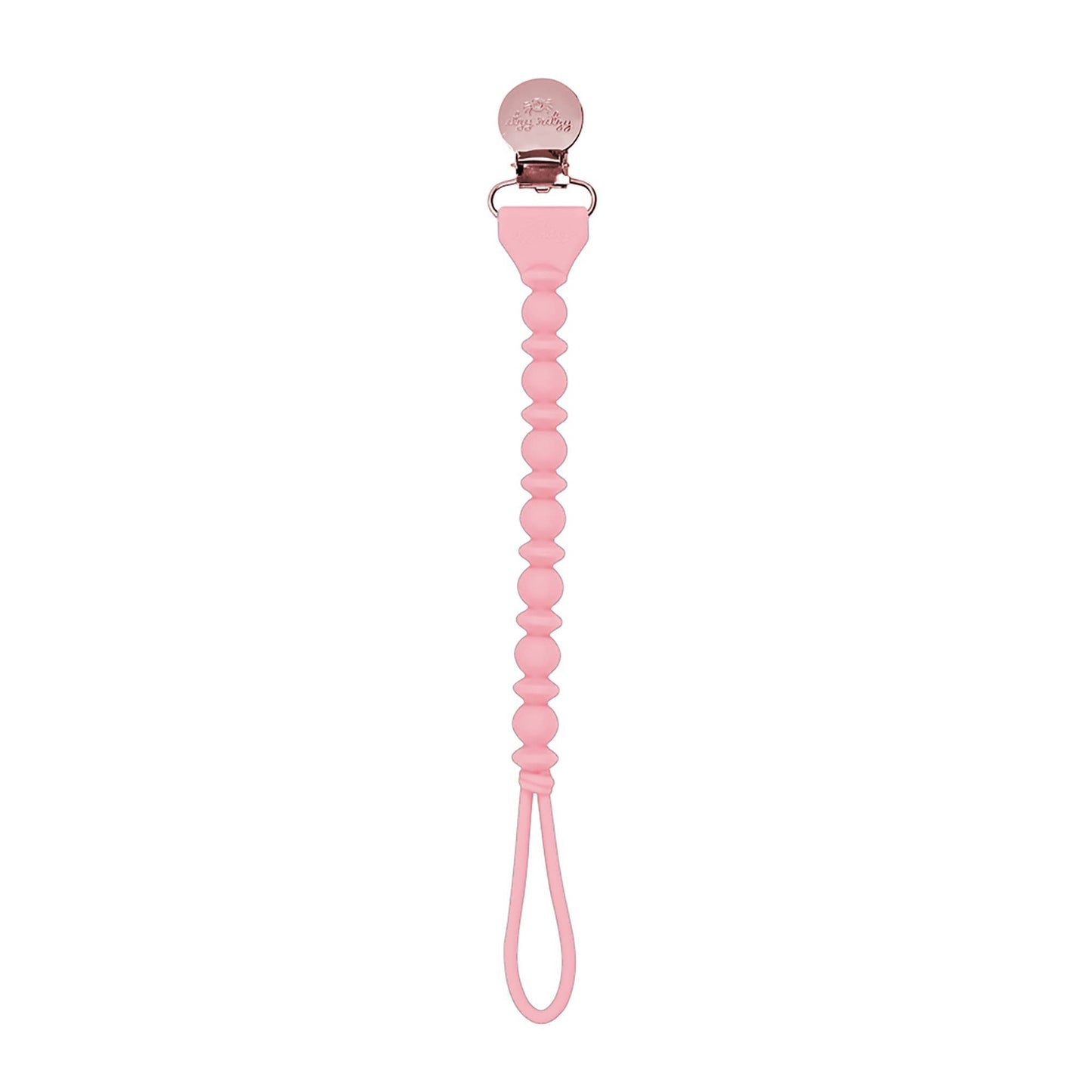Sweetie Strap Silicone One-Piece Pacifier Clips - Pink, Itzy Ritzy, eco-friendly Toys, Mountain Kids Toys