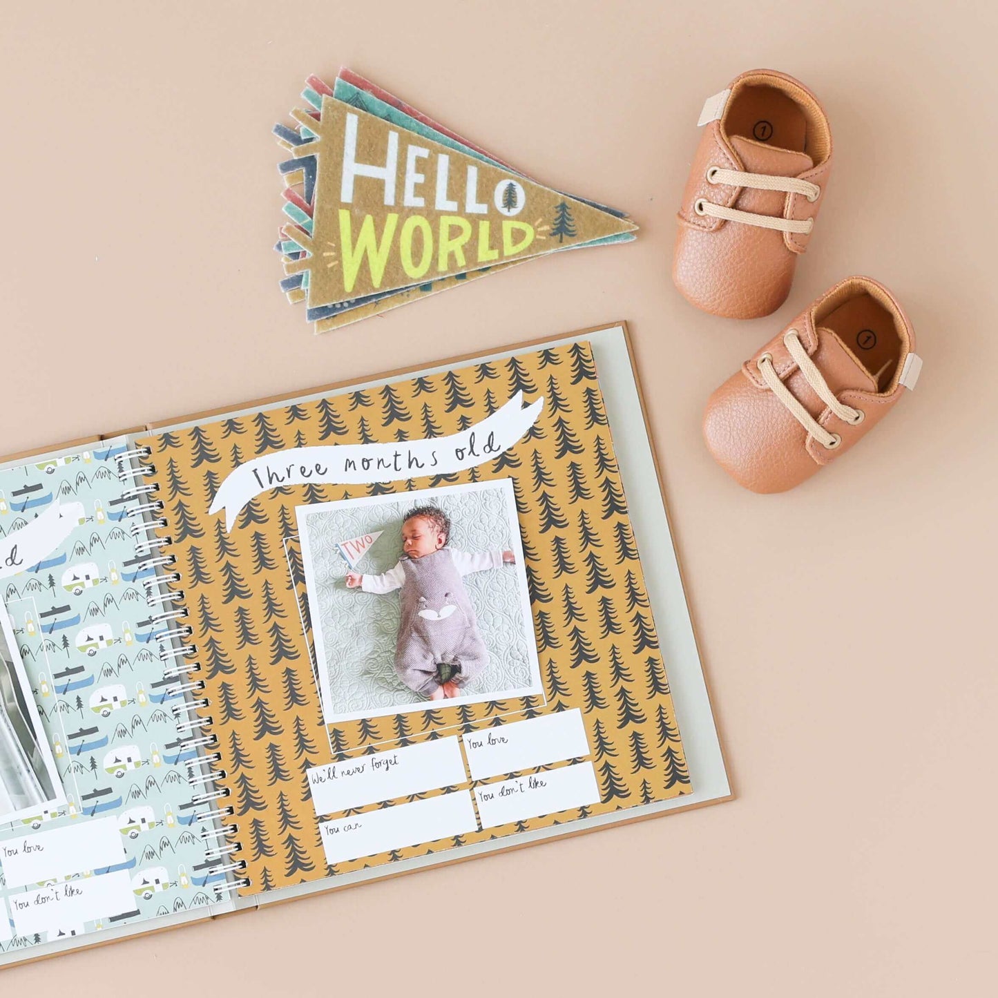 Little Camper Memory Book, Lucy Darling, eco-friendly Toys, Mountain Kids Toys