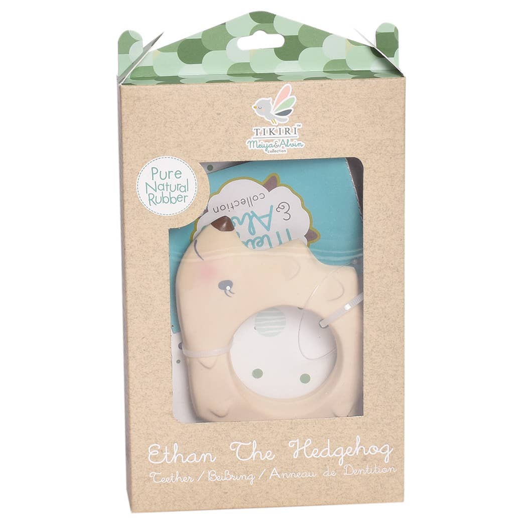 Hedgehog Teether, Tikiri Toys, eco-friendly Toys, Mountain Kids Toys