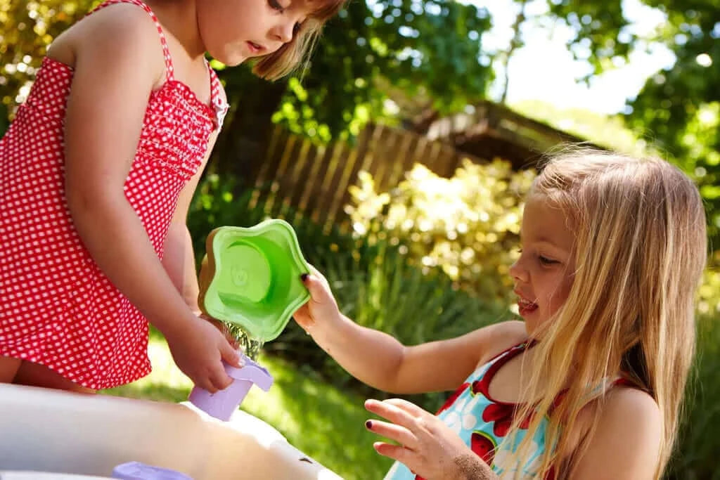 Recycled Plastic Stacking Cups, Green Toys, eco-friendly Toys, Mountain Kids Toys