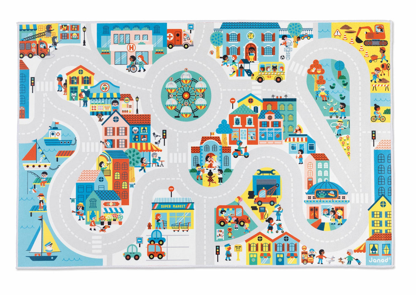 Crossroads City Play Mat & Seek & Find