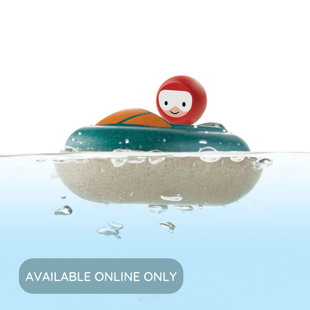 Speed Boat Eco friendly Wood Toy Plan Toys