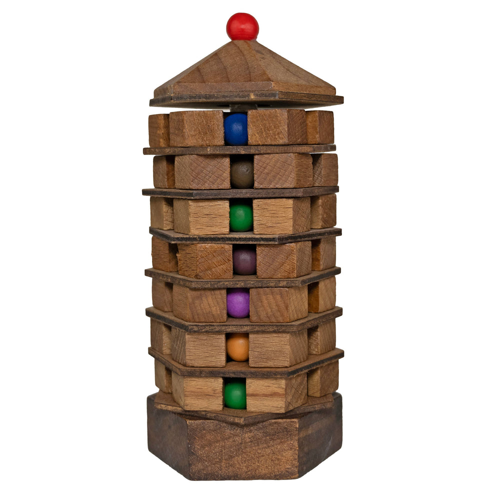 True Genius Chinese Pagoda Puzzle Eco-friendly Toy | Mountain Kids Toys
