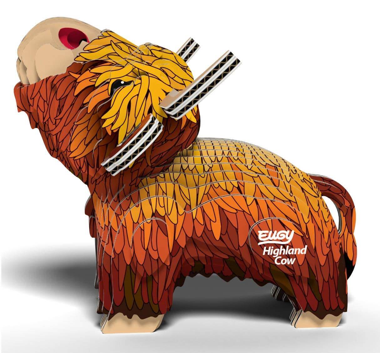 EUGY Highland Cow 3D Puzzle