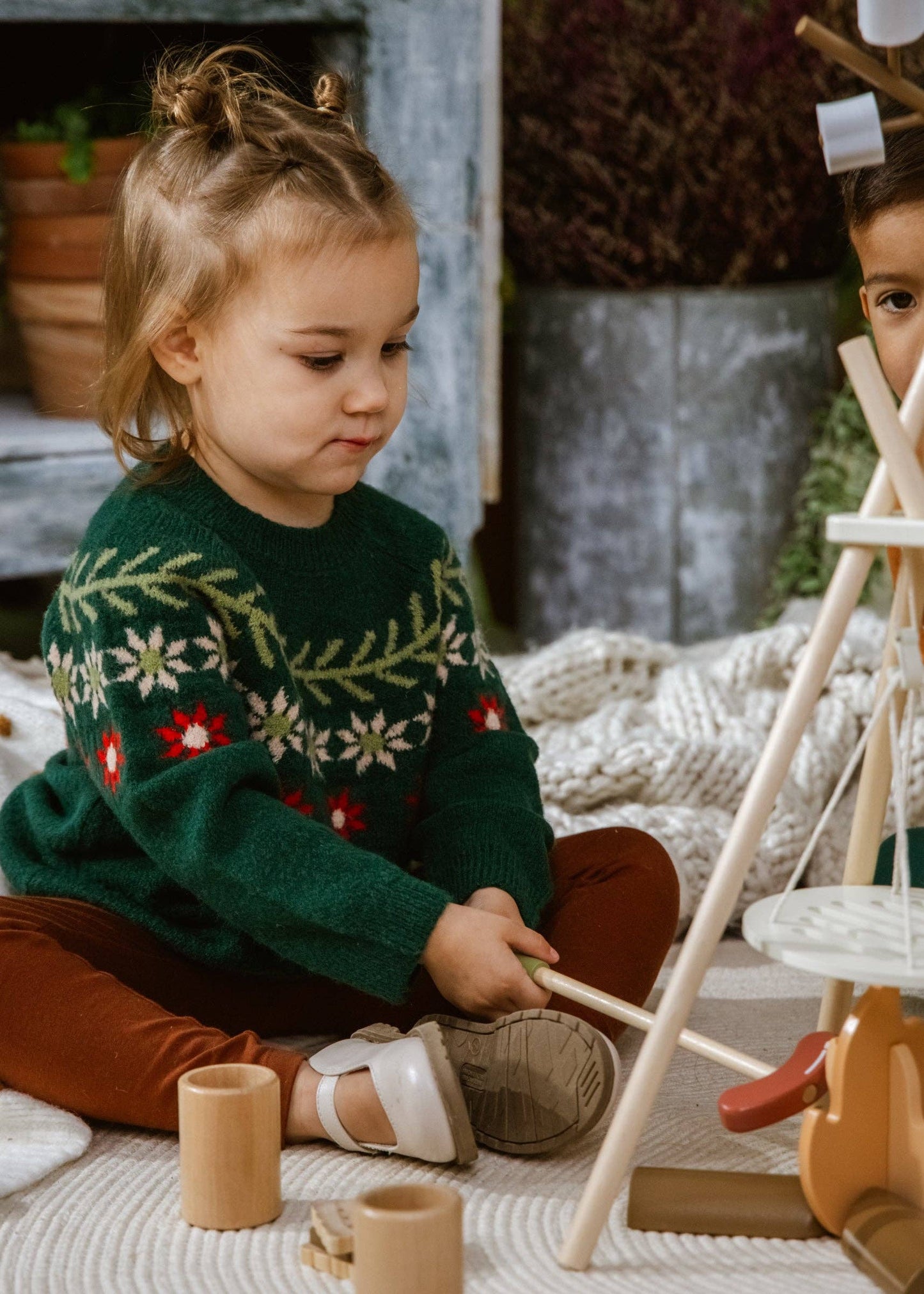 Wooden Camping Playset