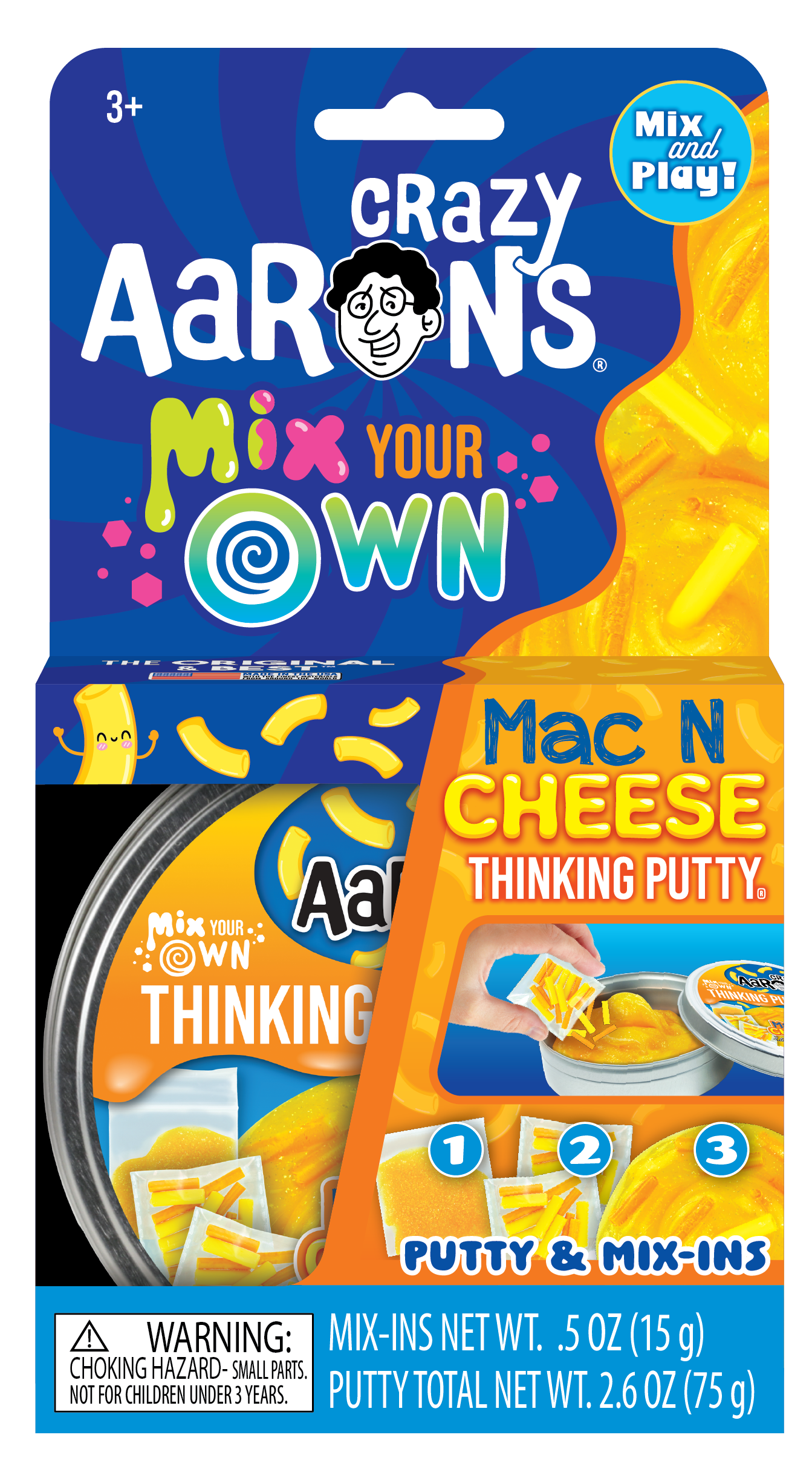 Mac & Cheese Mix It Thinking Putty