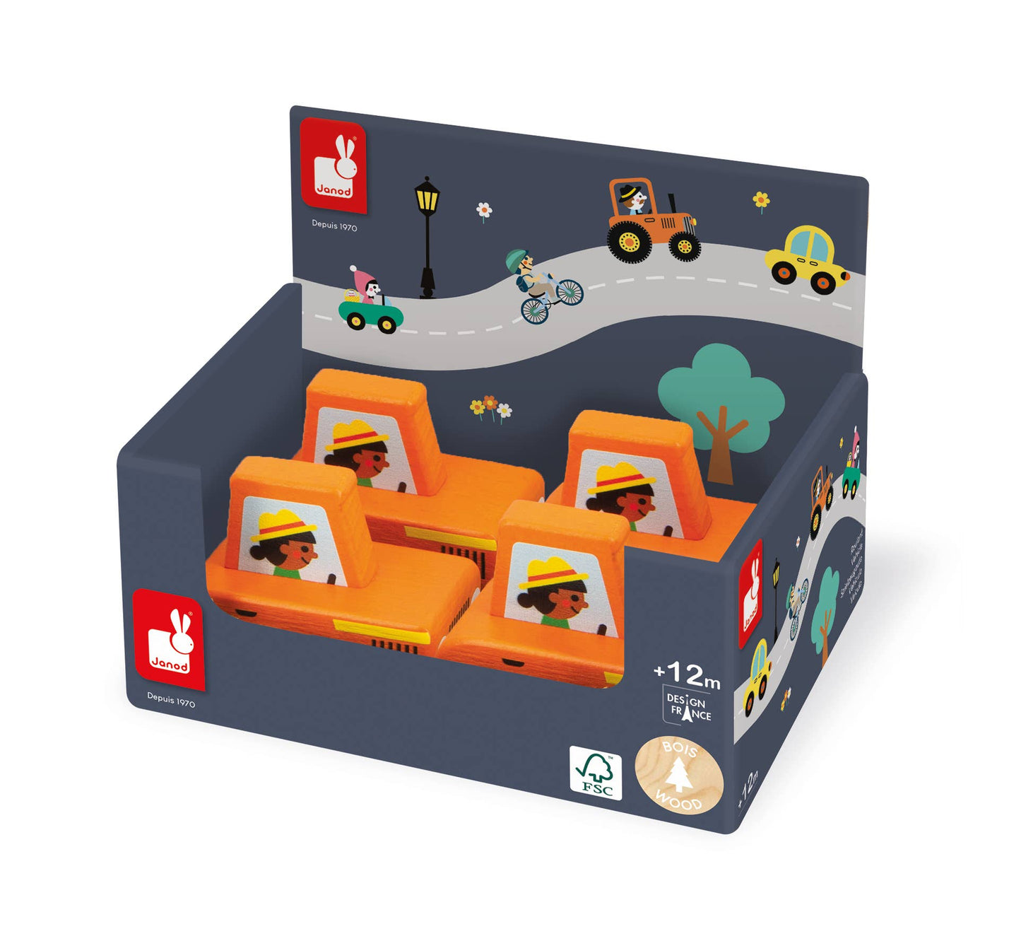 Crossroads Orange Tractor