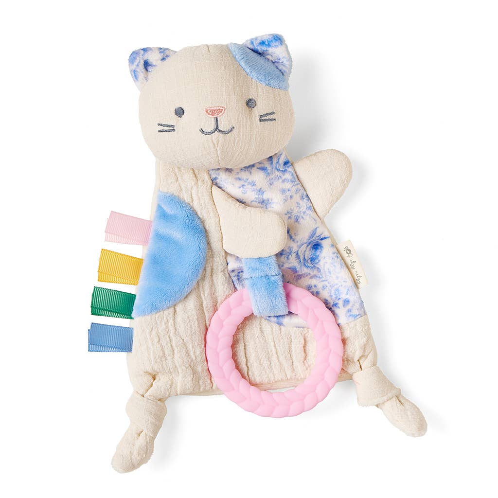 Kitty Bitzy Crinkle Sensory Toy with Teether