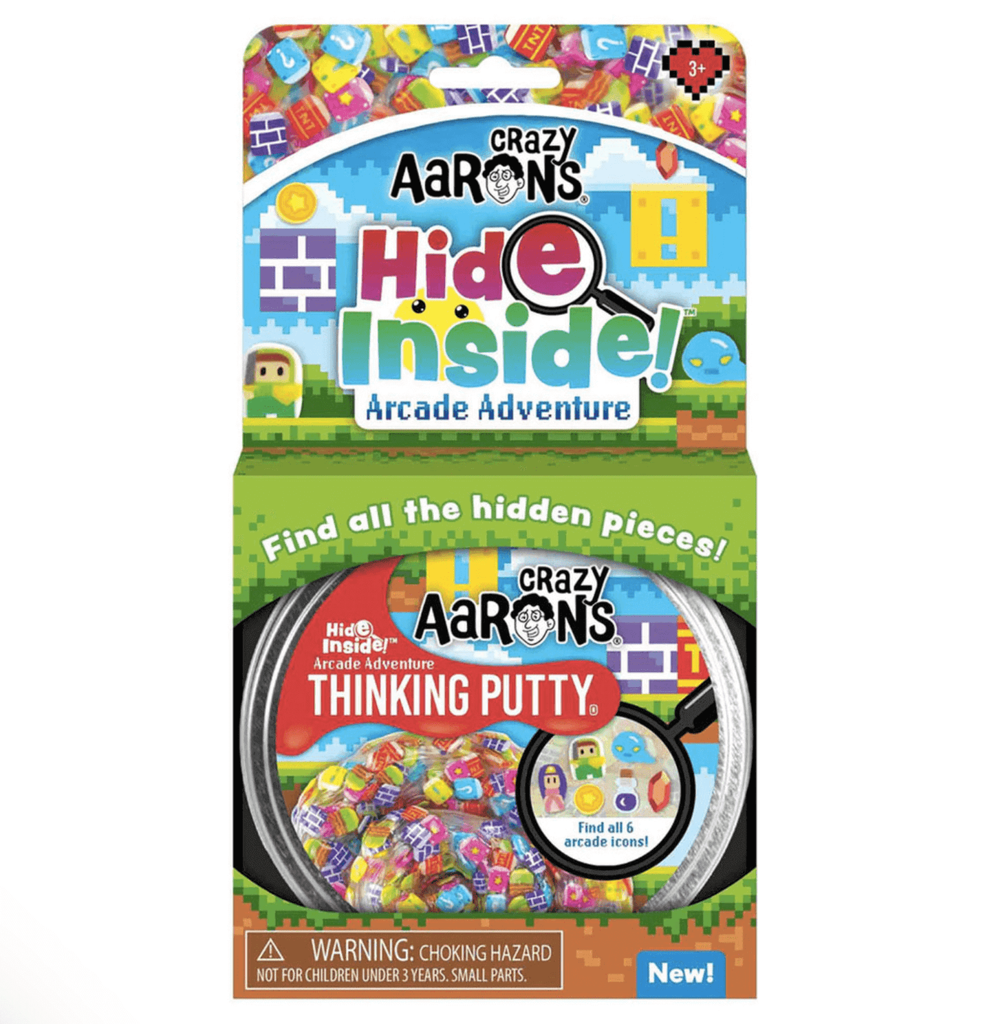 Arcade Adventure Putty, Crazy Aarons Thinking Putty, eco-friendly Toys, Mountain Kids Toys