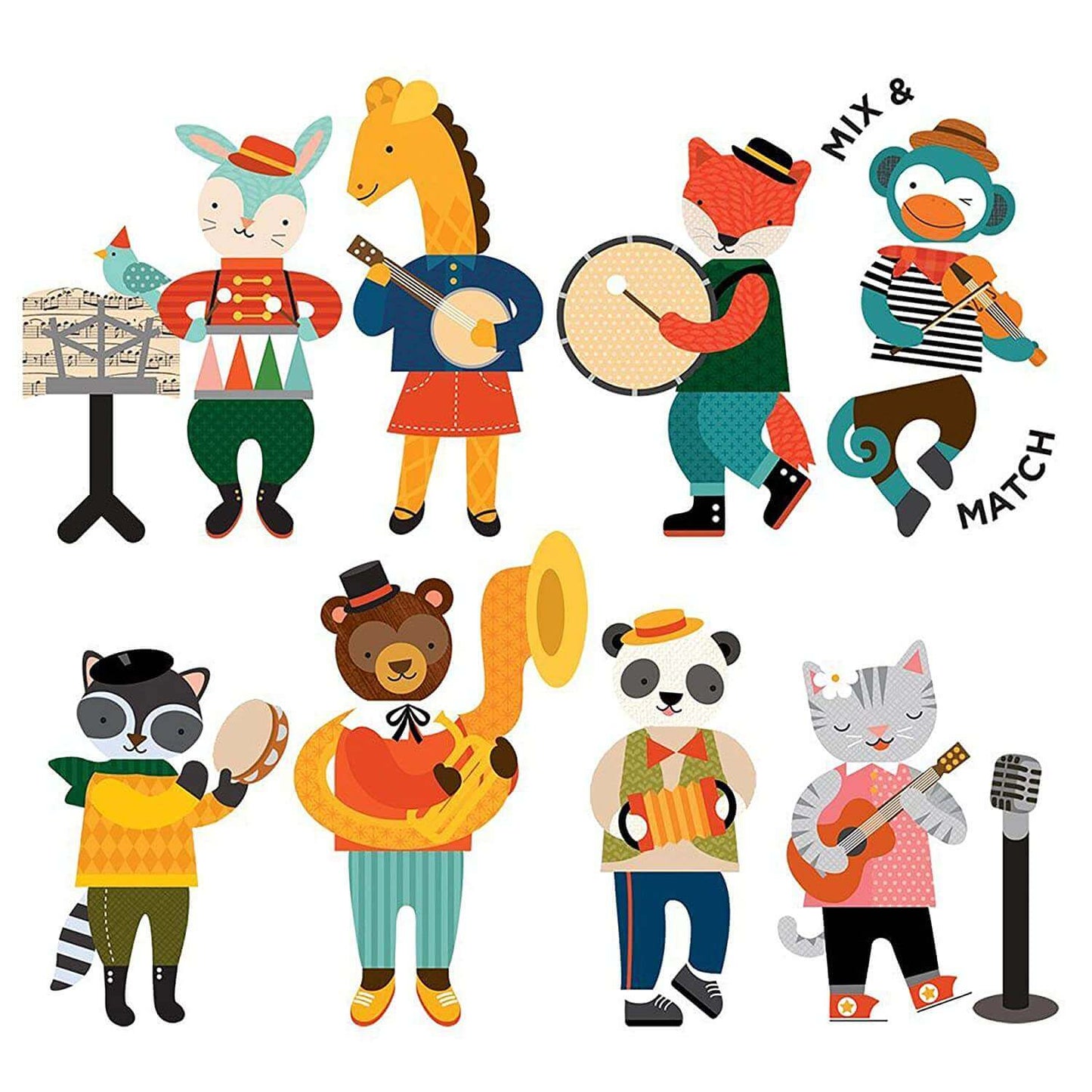 Animal Band On-the-Go Magnetic Playset, Petit Collage, eco-friendly Toys, Mountain Kids Toys