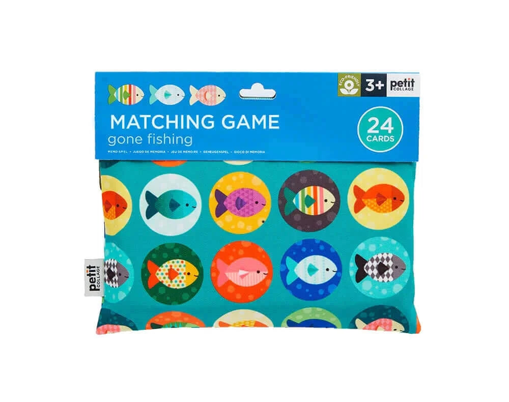 Gone Fishing Matching Game, Petit Collage, eco-friendly Toys, Mountain Kids Toys