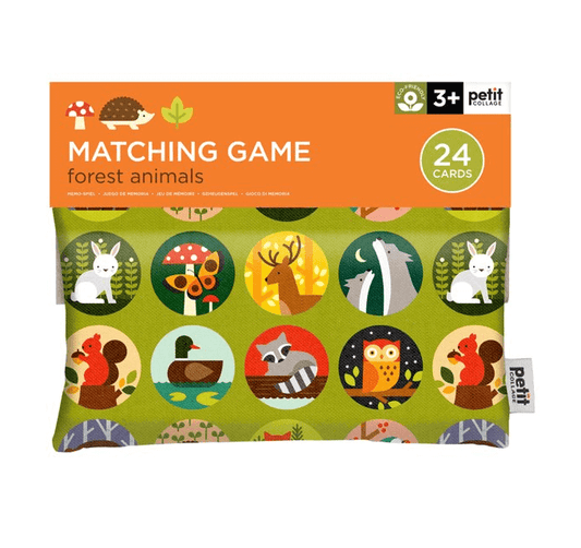 Forest Animals Maching Game, Petit Collage, eco-friendly Toys, Mountain Kids Toys