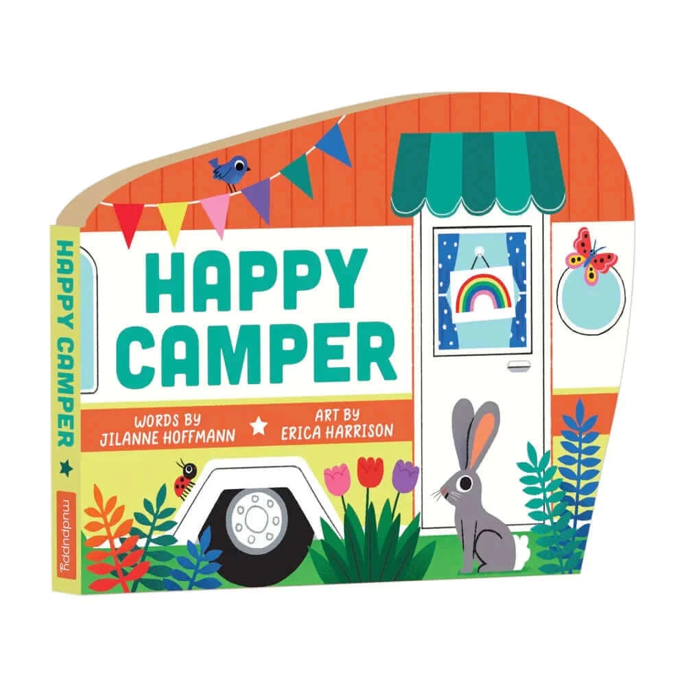 Happy Camper by Hoffman & Harrison, Chronicle Books, eco-friendly Books, Mountain Kids Toys