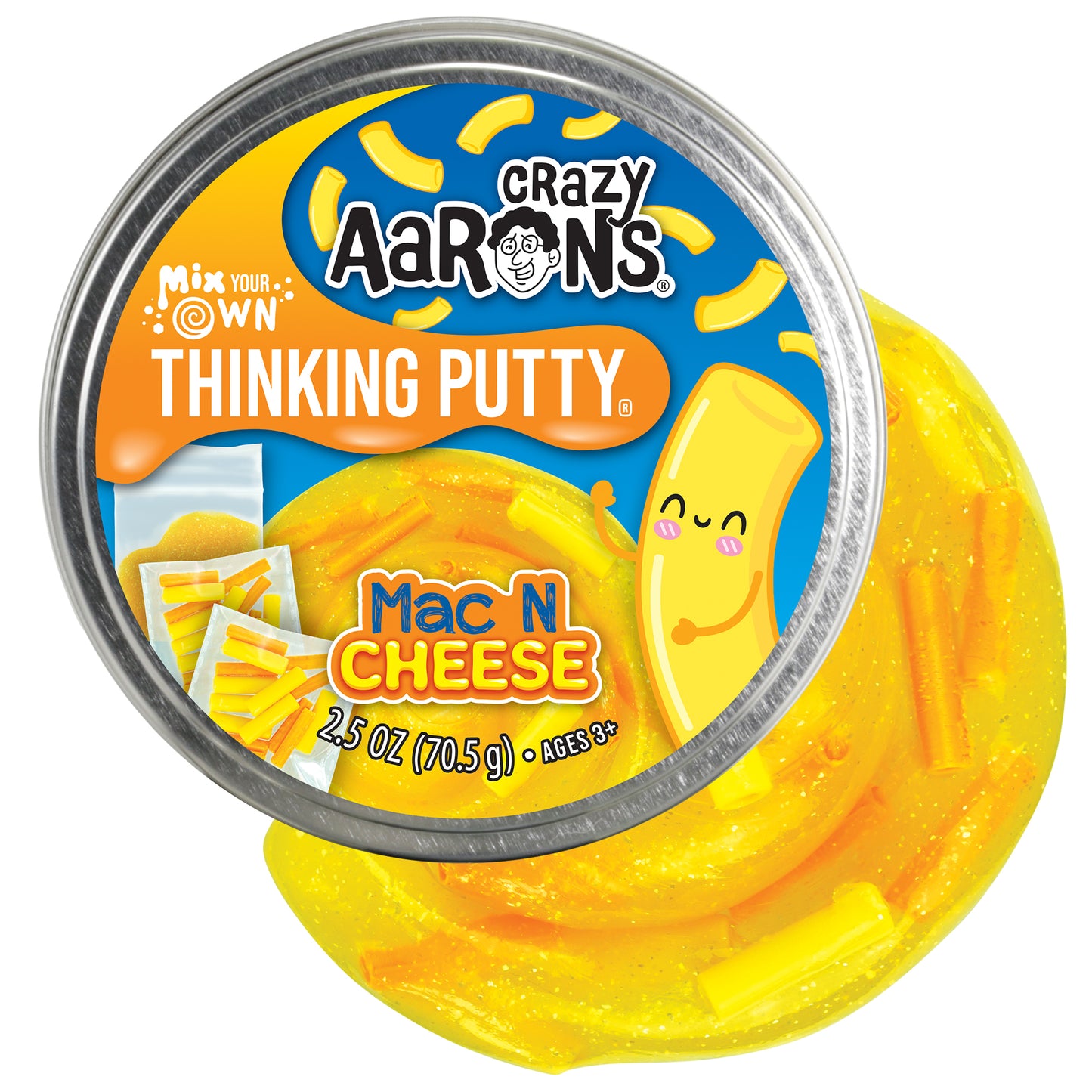 Mac & Cheese Mix It Thinking Putty
