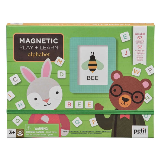 Alphabet Magnetic Playset, Petit Collage, eco-friendly Toys, Mountain Kids Toys