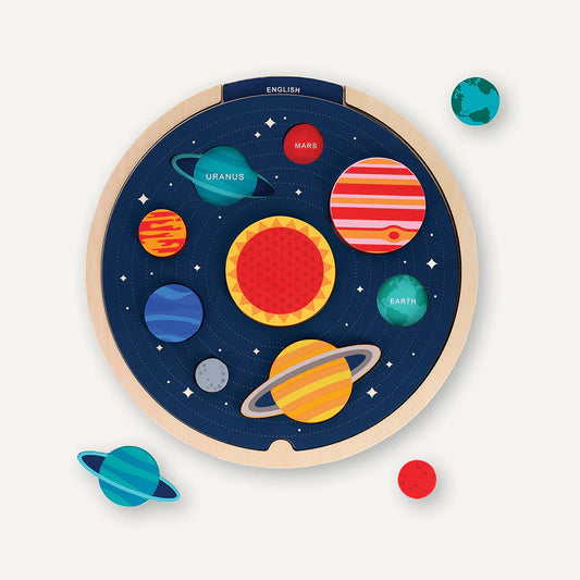 Solar System Wooden Tray Puzzle