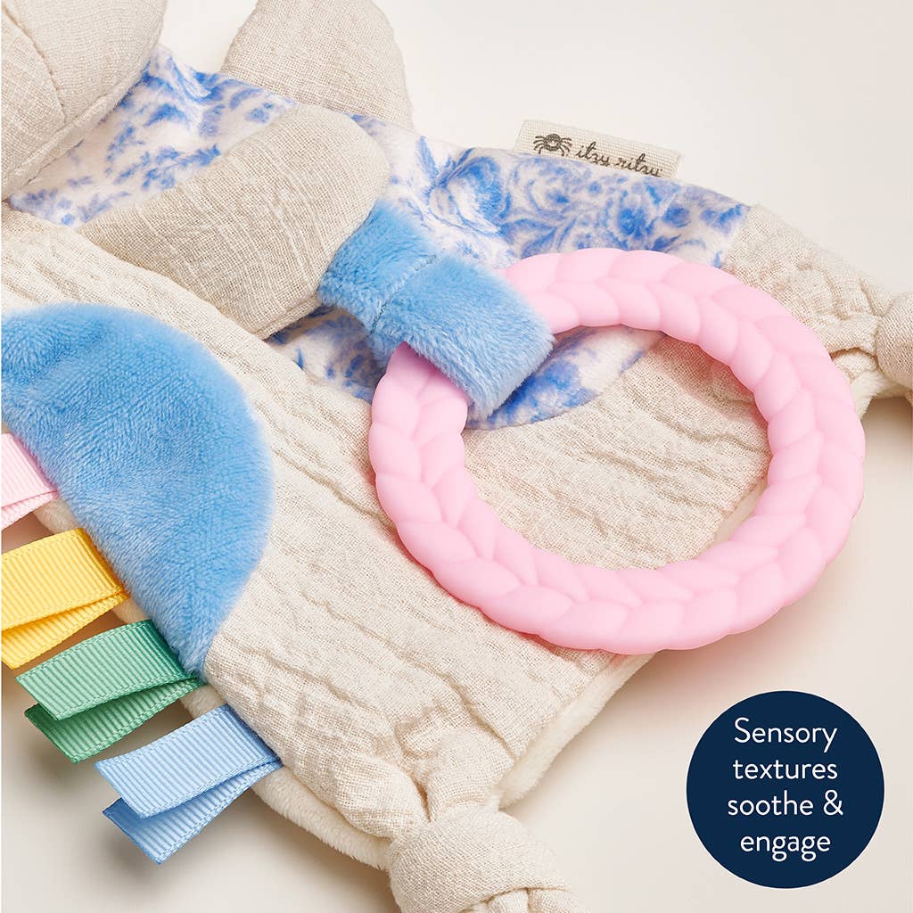 Kitty Bitzy Crinkle Sensory Toy with Teether