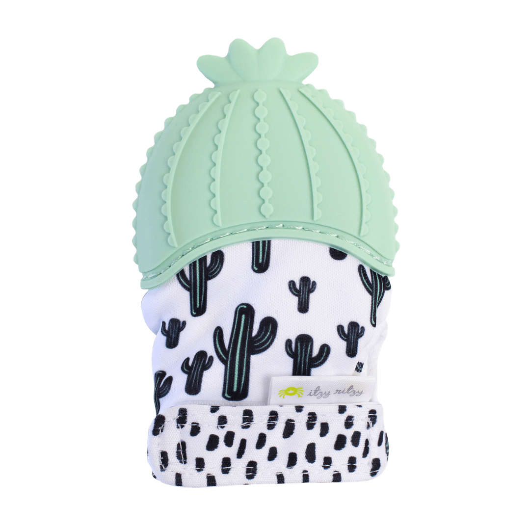 Itzy Mitt Silicone Teething Mitts: Highland Cow