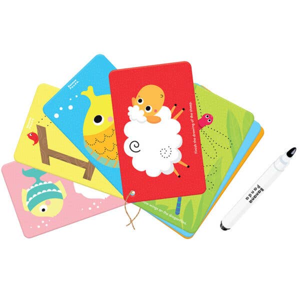 Let's Write and Wipe Animals Dry Erase Age 3+ for toddlers