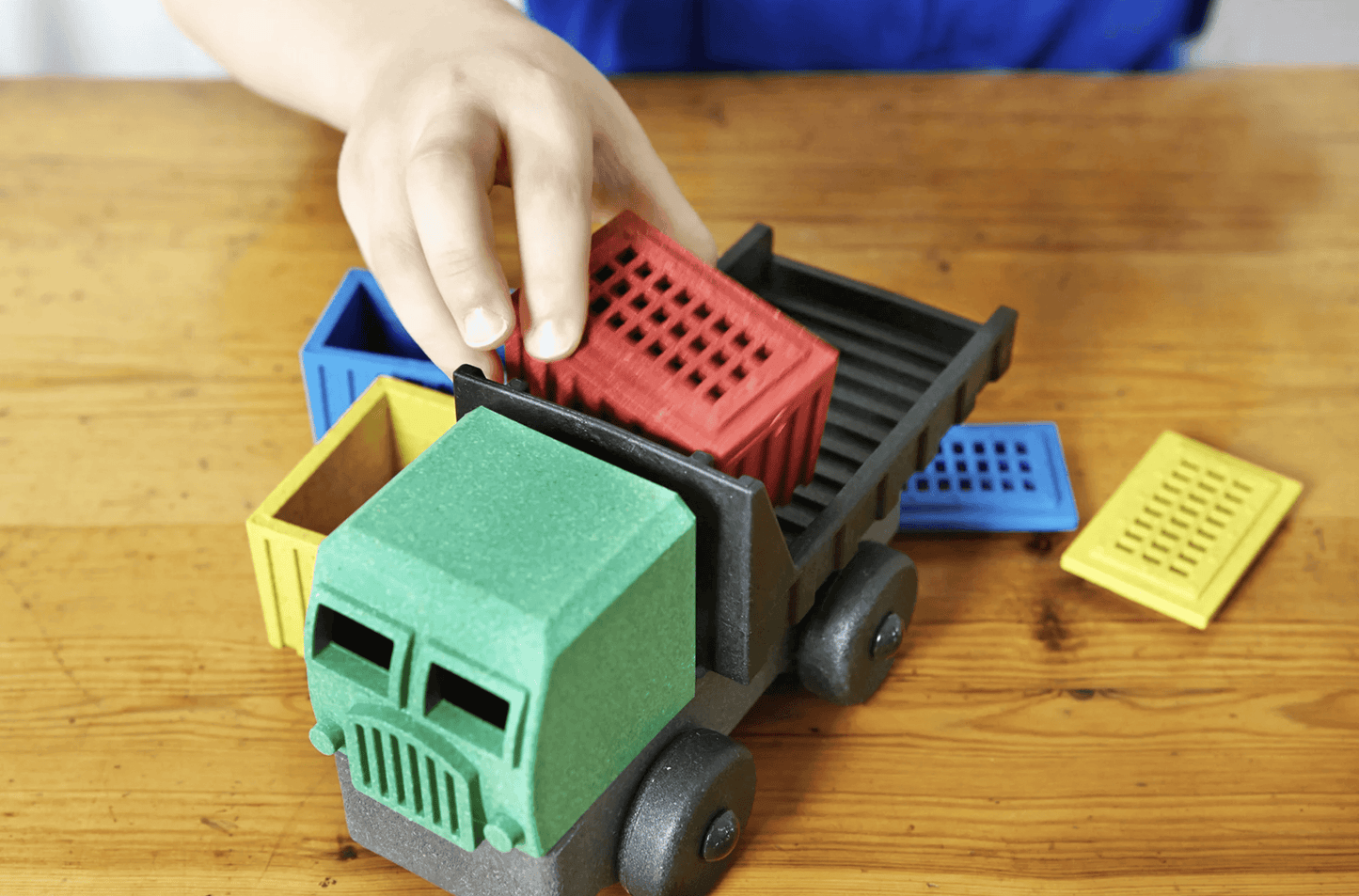 Cargo Truck, Luke's Toy Factory, eco-friendly Books, Mountain Kids Toys