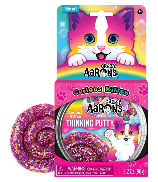 Putty Pets - Curious Kitten Thinking Putty, Crazy Aarons Thinking Putty, eco-friendly Toys, Mountain Kids Toys