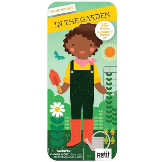 Shine Bright in the Garden Magnetic Dress Up, Petit Collage, eco-friendly Toys, Mountain Kids Toys