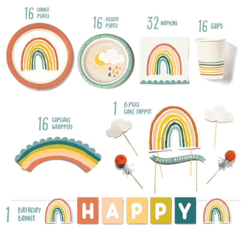 Little Rainbow Party in a Box, Lucy Darling, eco-friendly Toys, Mountain Kids Toys