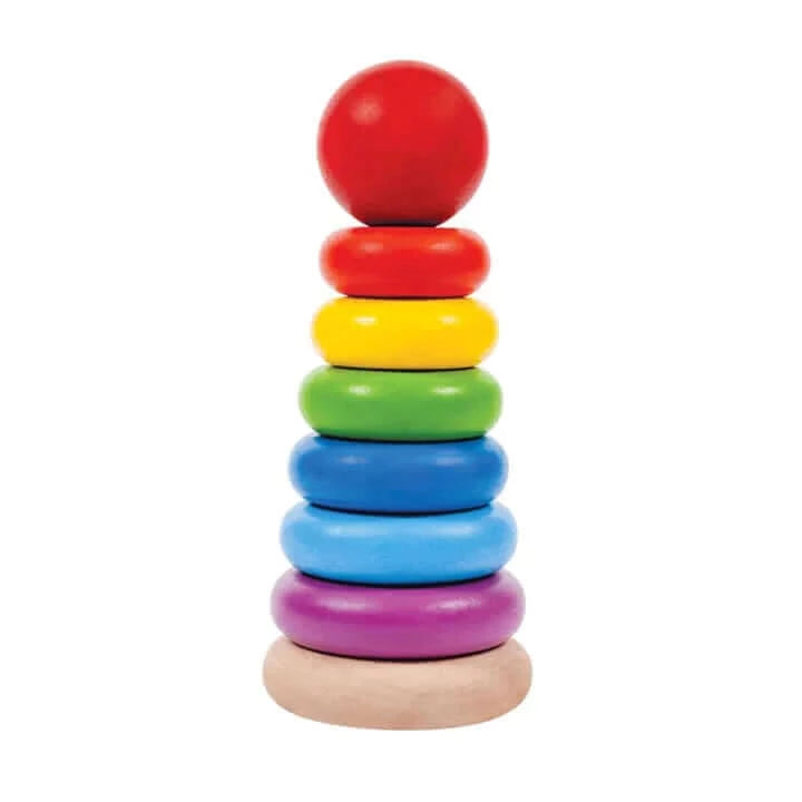 Stacking Ring Rainbow, PlanToys, eco-friendly Toys, Mountain Kids Toys