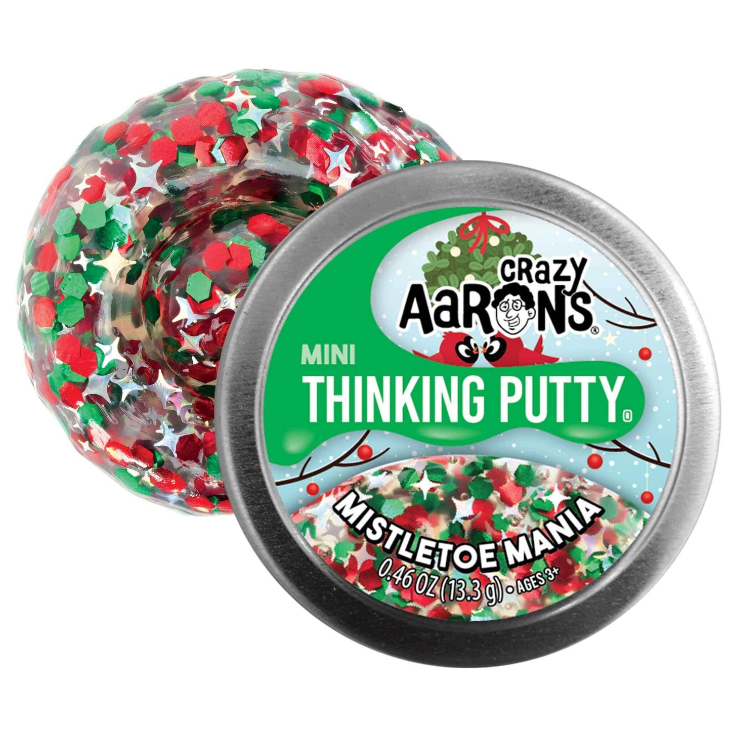 Christmas Mini Putty, Crazy Aarons Thinking Putty, eco-friendly Toys, Mountain Kids Toys