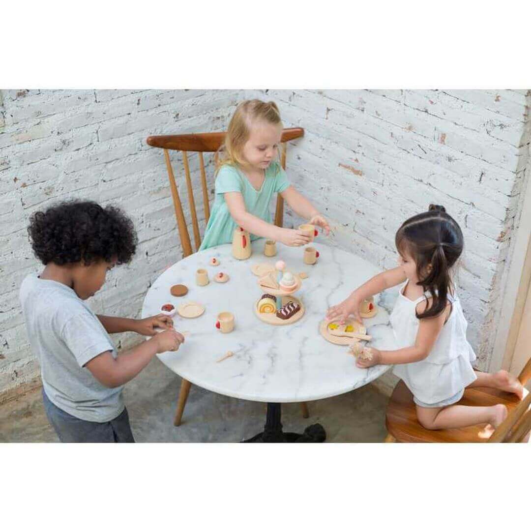Bakery Stand Set, PlanToys USA, eco-friendly Toys, Mountain Kids Toys