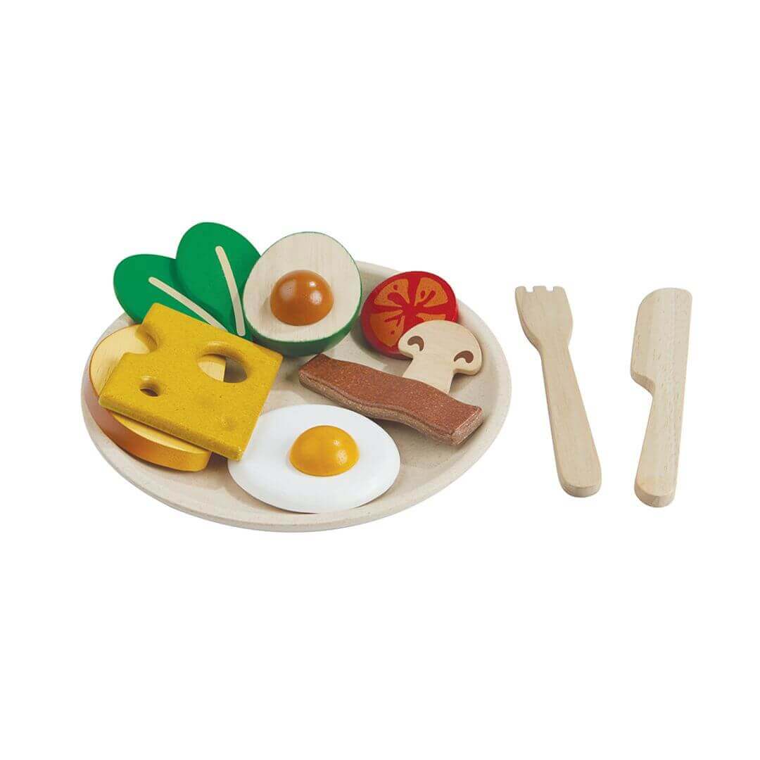 Breakfast Set, PlanToys USA, eco-friendly Toys, Mountain Kids Toys