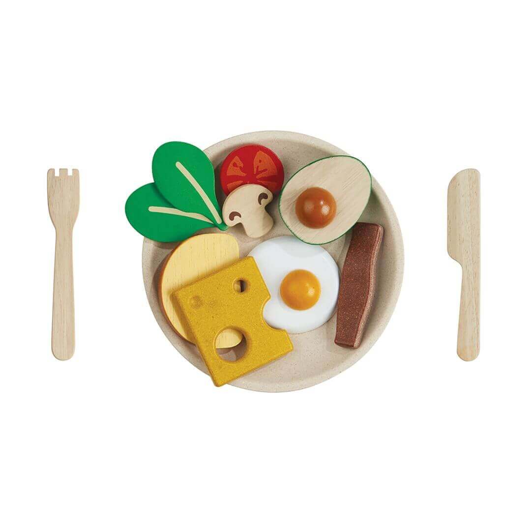 Breakfast Set, PlanToys USA, eco-friendly Toys, Mountain Kids Toys