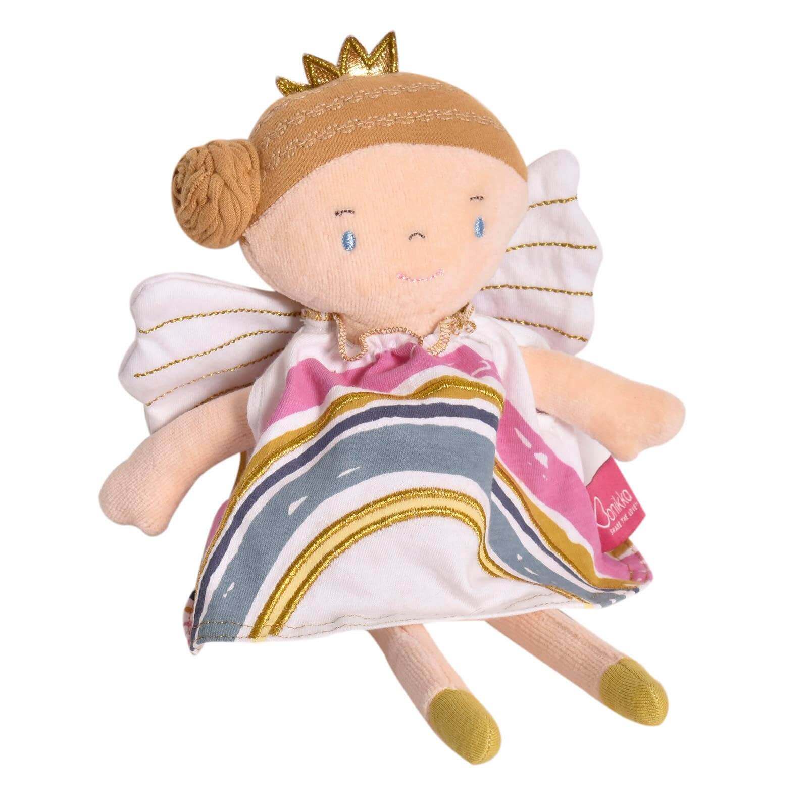 Fairy with Rainbow Dress - Organic, Tikiri Toys, eco-friendly Toys, Mountain Kids Toys