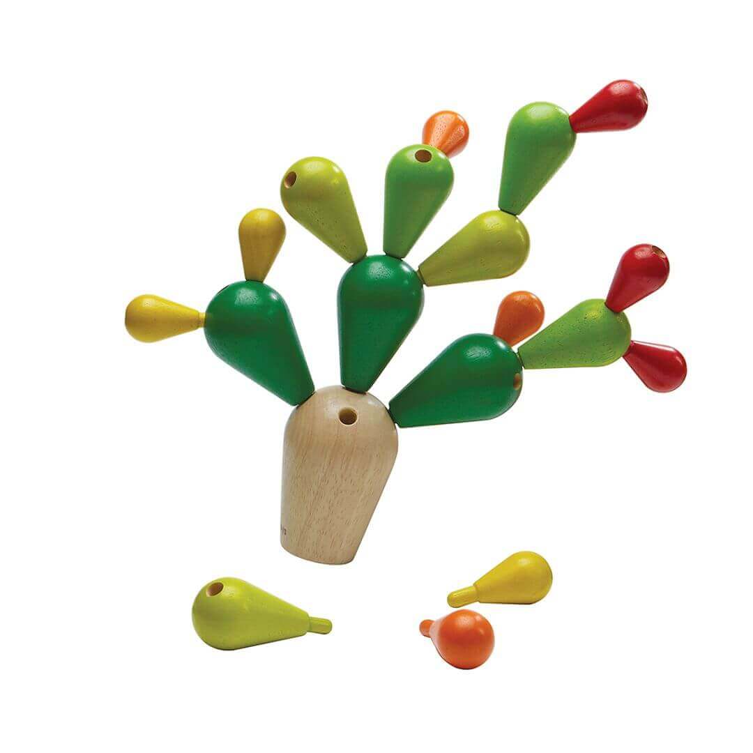 Balancing Cactus, PlanToys USA, eco-friendly Toys, Mountain Kids Toys