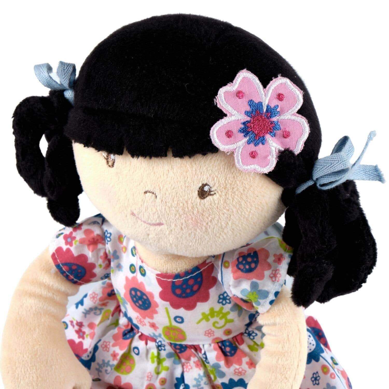 Lilac - Black Hair Doll, Tikiri Toys, eco-friendly Toys, Mountain Kids Toys