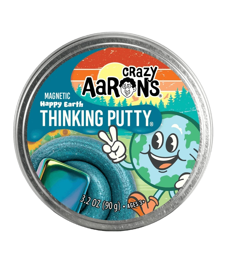 Happy Earth Magnetic Storm Putty, Crazy Aarons Thinking Putty, eco-friendly Toys, Mountain Kids Toys
