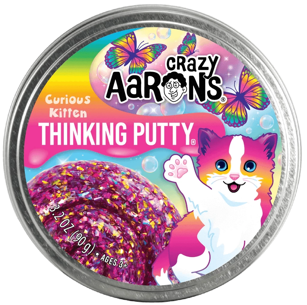 Putty Pets - Curious Kitten Thinking Putty, Crazy Aarons Thinking Putty, eco-friendly Toys, Mountain Kids Toys