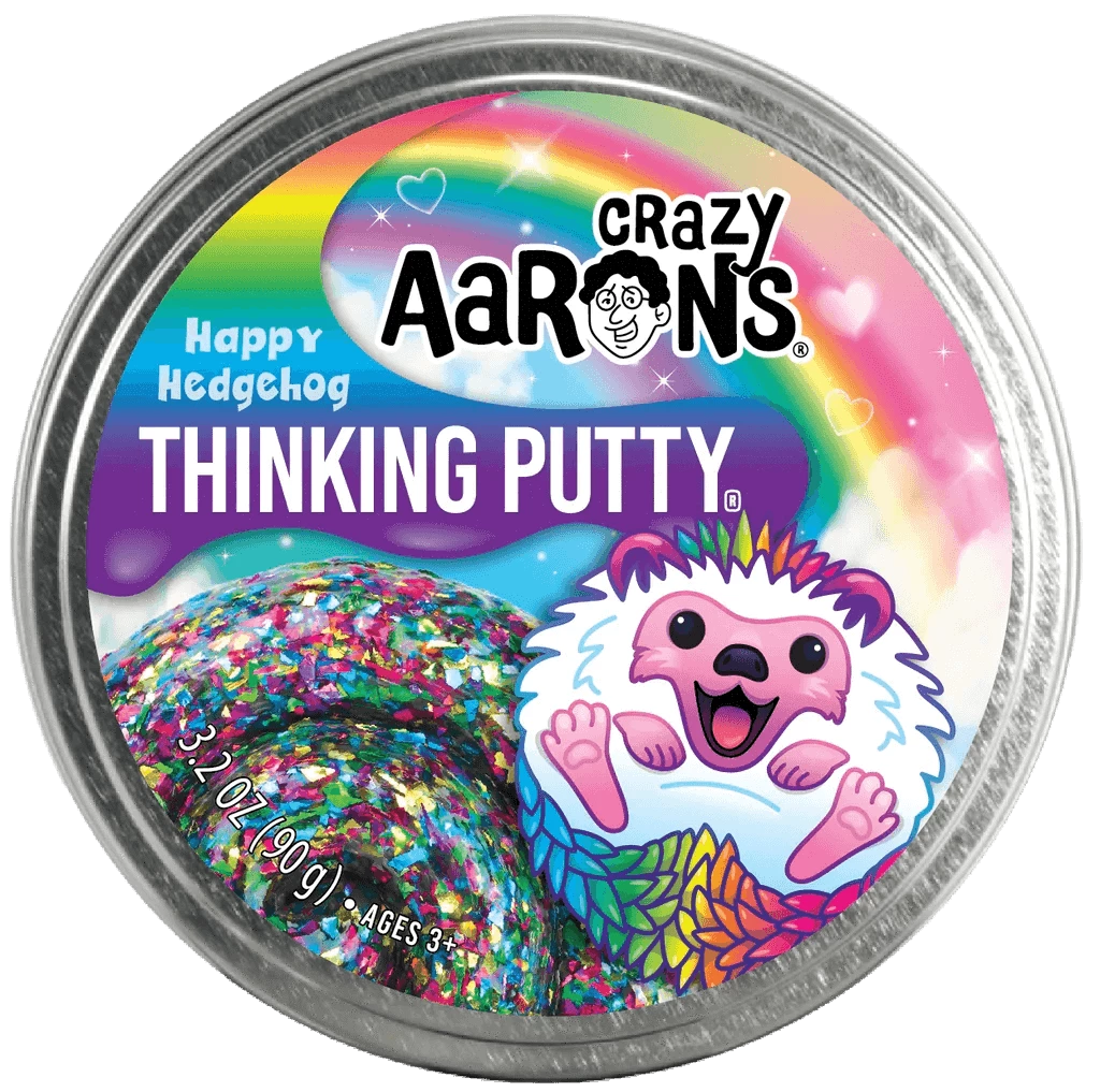 Putty Pets - Happy Hedgehog Thinking Putty, Crazy Aarons Thinking Putty, eco-friendly Toys, Mountain Kids Toys